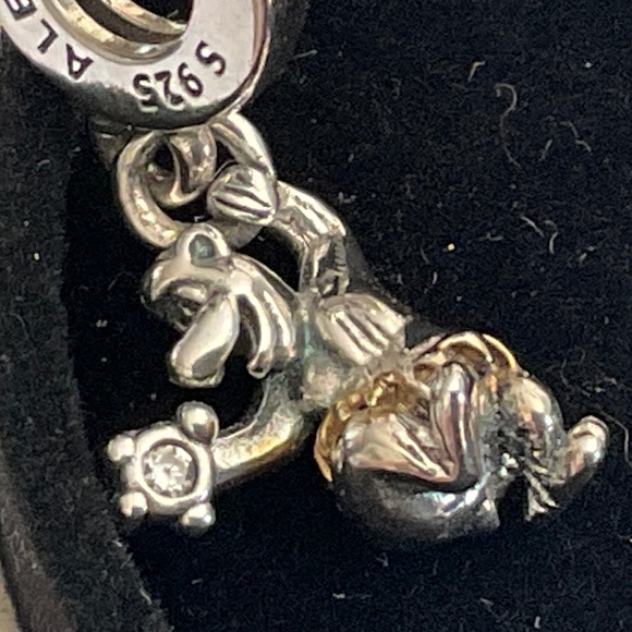 Pandora Silver and Gold Charm Bracelet - Picture 3 of 11